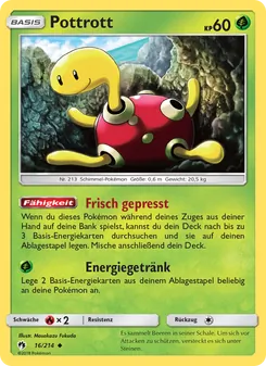 Karte Pottrott aus Echo des Donners, Nummer 16/214