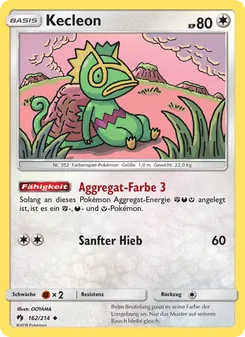 Karte Kecleon aus Echo des Donners, Nummer 162/214