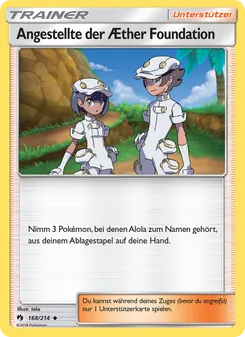 Karte Angestellte der Æther Foundation aus Echo des Donners, Nummer 168/214