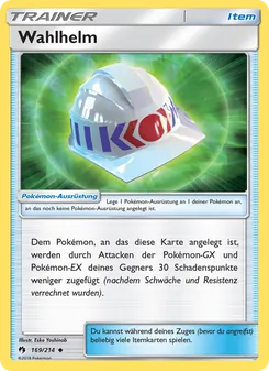 Karte Wahlhelm aus Echo des Donners, Nummer 169/214