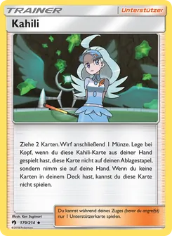Karte Kahili aus Echo des Donners, Nummer 179/214