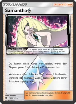 Karte Samantha ◇ aus Echo des Donners, Nummer 182/214