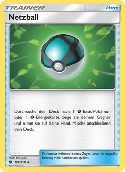 Karte Netzball aus Echo des Donners, Nummer 187/214