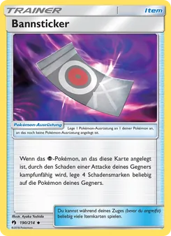 Karte Bannsticker aus Echo des Donners, Nummer 190/214
