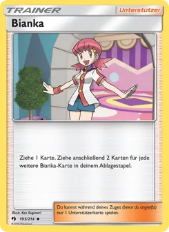 Karte Bianka aus Echo des Donners, Nummer 193/214