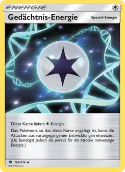 Karte Gedächtnis-Energie aus Echo des Donners, Nummer 194/214