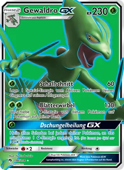 Karte Gewaldro GX aus Echo des Donners, Nummer 196/214