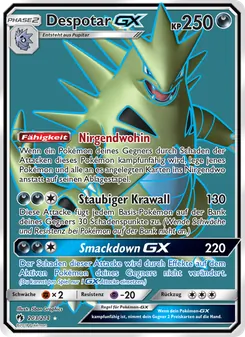 Karte Despotar GX aus Echo des Donners, Nummer 203/214