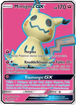 Karte Mimigma GX aus Echo des Donners, Nummer 206/214