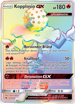 Karte Kopplosio GX aus Echo des Donners, Nummer 219/214