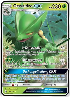 Karte Gewaldro GX aus Echo des Donners, Nummer 22/214