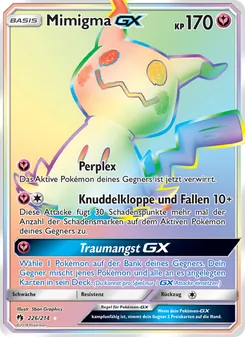 Karte Mimigma GX aus Echo des Donners, Nummer 226/214