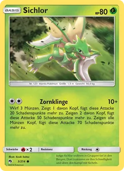 Karte Sichlor aus Echo des Donners, Nummer 3/214