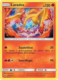 Karte Lavados aus Echo des Donners, Nummer 38/214