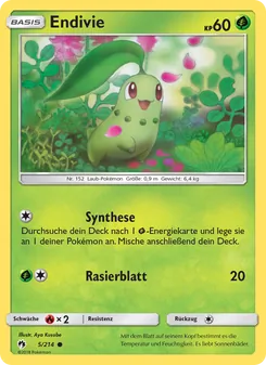 Karte Endivie aus Echo des Donners, Nummer 5/214