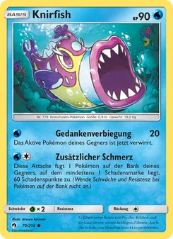 Karte Knirfish aus Echo des Donners, Nummer 70/214