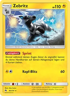 Karte Zebritz aus Echo des Donners, Nummer 82/214