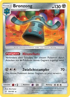 Karte Bronzong aus Teams Sind Trumpf, Nummer 101/181