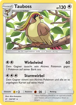Karte Tauboss aus Teams Sind Trumpf, Nummer 124/181
