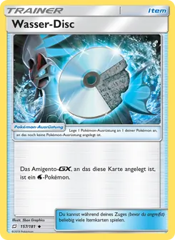 Karte Wasser-Disc aus Teams Sind Trumpf, Nummer 157/181