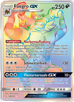 Karte Fuegro GX aus Teams Sind Trumpf, Nummer 188/181