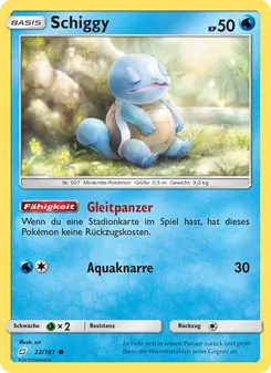 Karte Schiggy aus Teams Sind Trumpf, Nummer 22/181