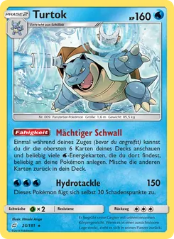 Karte Turtok aus Teams Sind Trumpf, Nummer 25/181