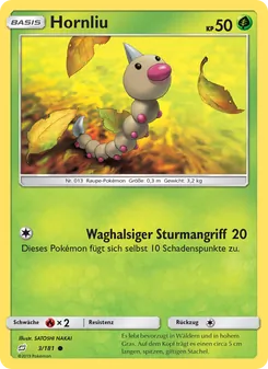 Karte Hornliu aus Teams Sind Trumpf, Nummer 3/181
