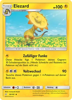 Karte Elezard aus Teams Sind Trumpf, Nummer 50/181