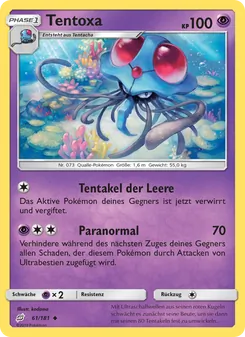 Karte Tentoxa aus Teams Sind Trumpf, Nummer 61/181
