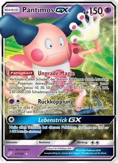 Karte Pantimos GX aus Teams Sind Trumpf, Nummer 67/181