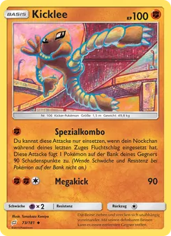 Karte Kicklee aus Teams Sind Trumpf, Nummer 73/181