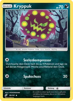 Karte Kryppuk aus Teams Sind Trumpf, Nummer 89/181