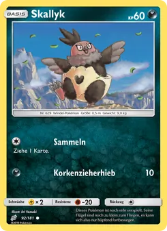 Karte Skallyk aus Teams Sind Trumpf, Nummer 92/181