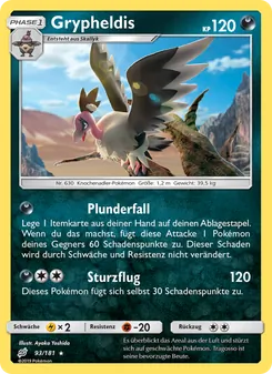 Karte Grypheldis aus Teams Sind Trumpf, Nummer 93/181