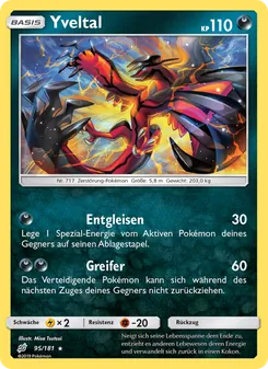 Karte Yveltal aus Teams Sind Trumpf, Nummer 95/181