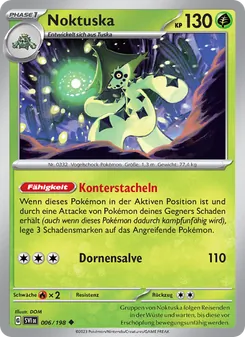 Karte Noktuska aus Karmesin & Purpur, Nummer 006/198