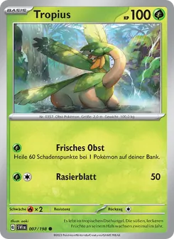 Karte Tropius aus Karmesin & Purpur, Nummer 007/198