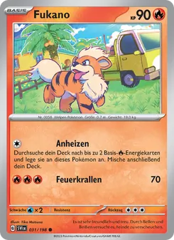 Karte Fukano aus Karmesin & Purpur, Nummer 031/198