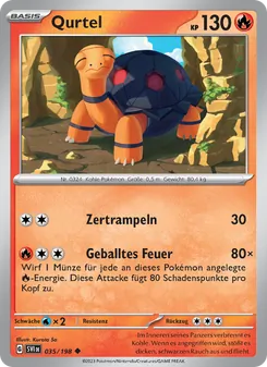 Karte Qurtel aus Karmesin & Purpur, Nummer 035/198