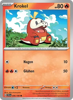 Karte Krokel aus Karmesin & Purpur, Nummer 036/198
