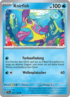Karte Knirfish aus Karmesin & Purpur, Nummer 051/198