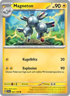Karte Magneton aus Karmesin & Purpur, Nummer 064/198