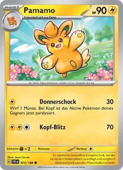 Karte Pamamo aus Karmesin & Purpur, Nummer 075/198