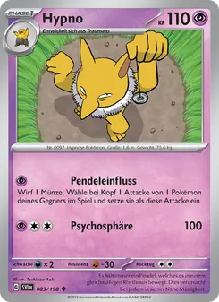 Karte Hypno aus Karmesin & Purpur, Nummer 083/198