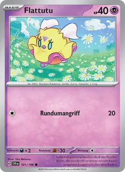 Karte Flattutu aus Karmesin & Purpur, Nummer 101/198