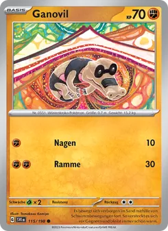 Karte Ganovil aus Karmesin & Purpur, Nummer 115/198