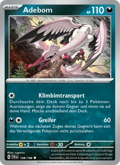 Karte Adebom aus Karmesin & Purpur, Nummer 138/198