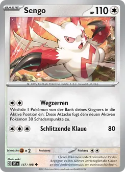 Karte Sengo aus Karmesin & Purpur, Nummer 147/198