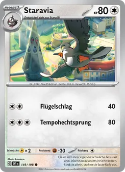Karte Staravia aus Karmesin & Purpur, Nummer 149/198